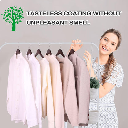 Premium 30 Pack Wooden Hangers - Elegant Smooth Finish with 360° Swivel Hook and Notches for Versatile Clothing Storage - Lightweight Walnut Wood for Coats, Suits, Dresses, and More