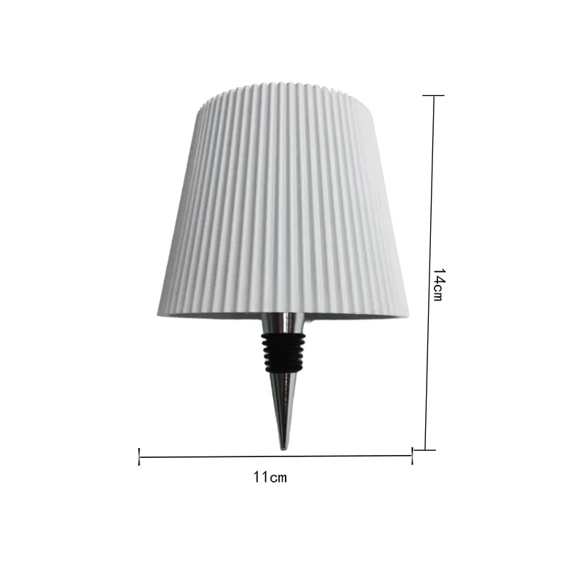 Wireless Wine Bottle Lamp Type-C Charging Touch Control Wine Bottle Light Dimming LED Table Lamp Cafe Bar Atmosphere Night Light