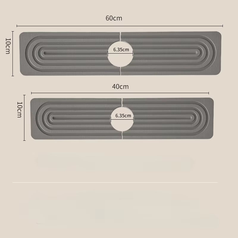 Diatom Mud Water-Absorbing Quick-Drying Hard Mat Kitchen Bathroom Sink Hand Wash Mat