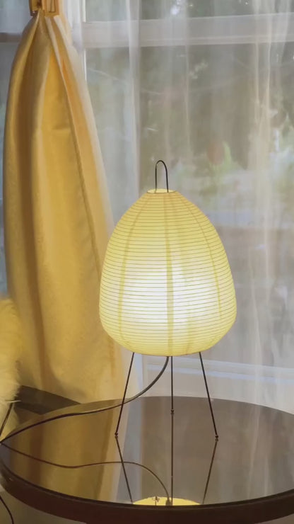 Wabi Sabi Table Lamp - Decorative Japanese Paper Lantern